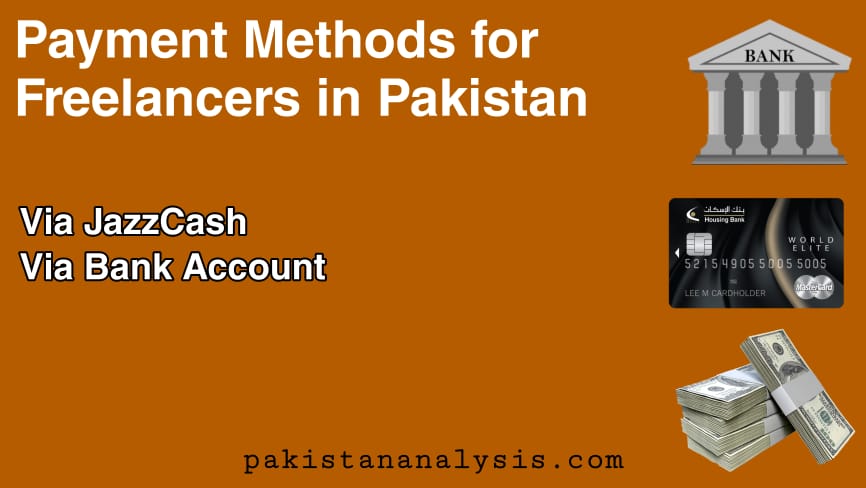 Freelancing Payment Method  with JazzCash in Pakistan