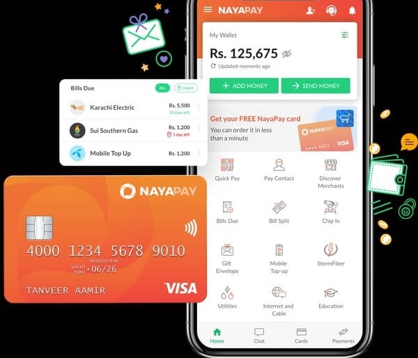About NayaPay App & Visa Debit Card