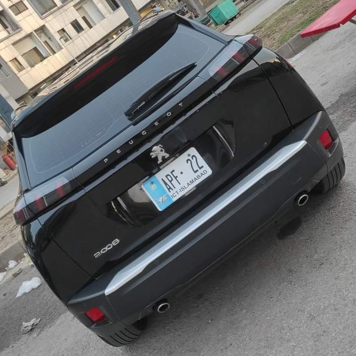 Peugeot 2008 2023 Black Color Back Side