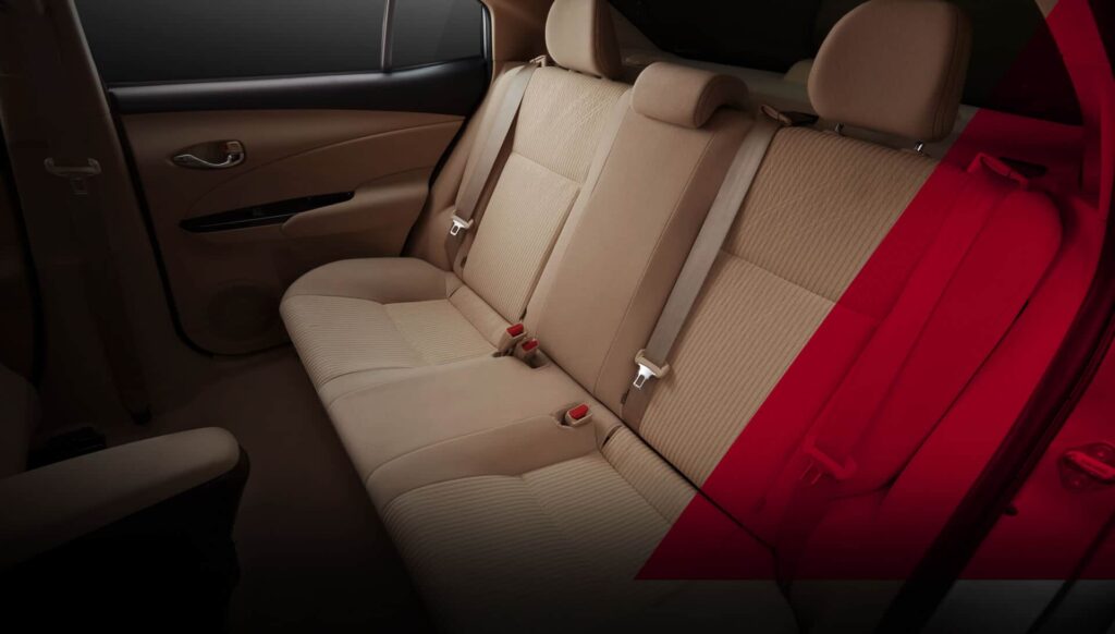 Yaris comfort space Rear Seats