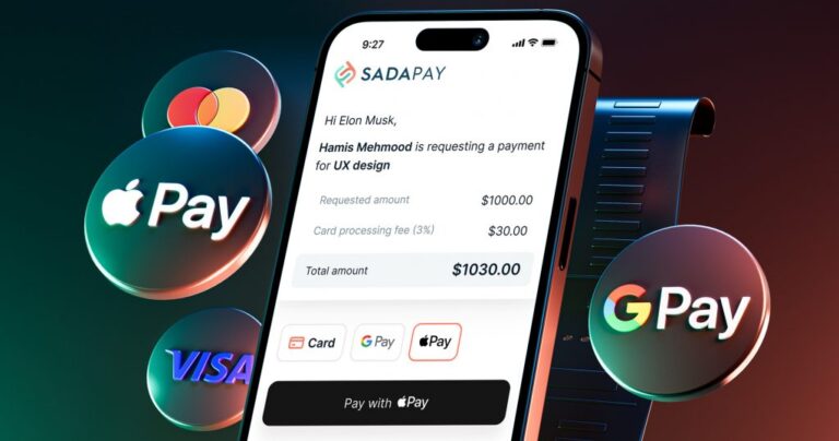 SadaPay Apple Pay and Google Pay Payments